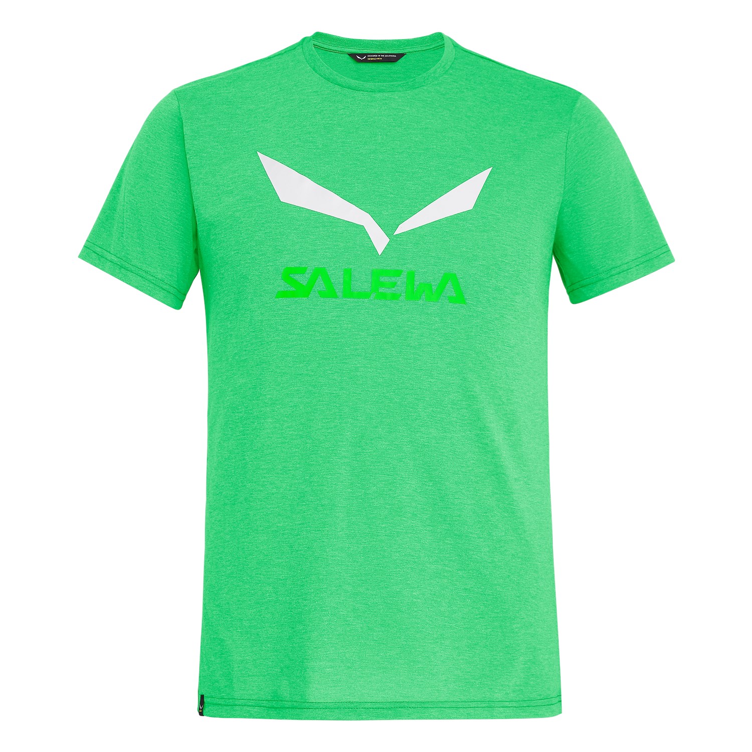 Camisetas Hombre Chile - Salewa Solidlogo Drirelease® - Verde - MTKO-34605